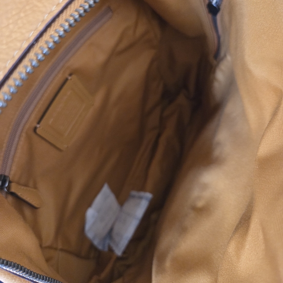 Coach Tan Leather Backpack - Picture 12 of 13